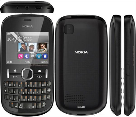 Nokia Asha 200.
