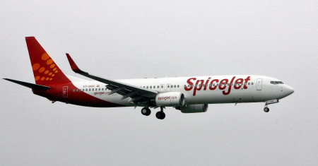 SpiceJet is a low-cost airline headquartered in Gurgaon.