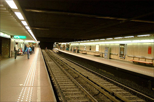 Brussels Metro.
