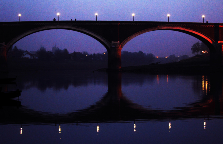 An old bridge over the Kupa River is seen in Sisak some 50km south of Zagreb.