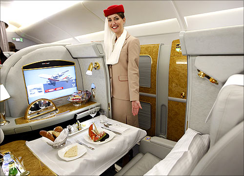 Emirates' Airbus A380.