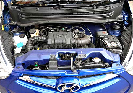 Engine of Hyundai Eon.