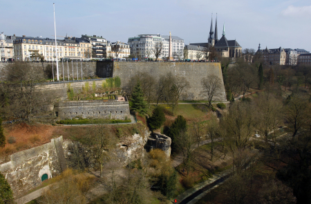 View of the city of Luxembourg.