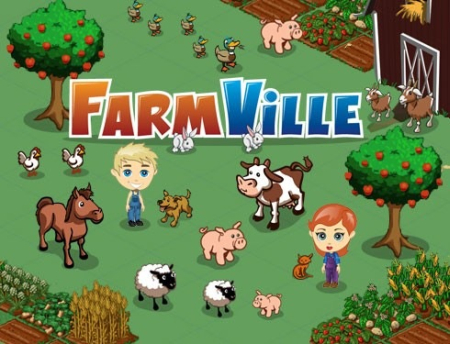 1,100 acres of land is farmed on FarmVille every minute.