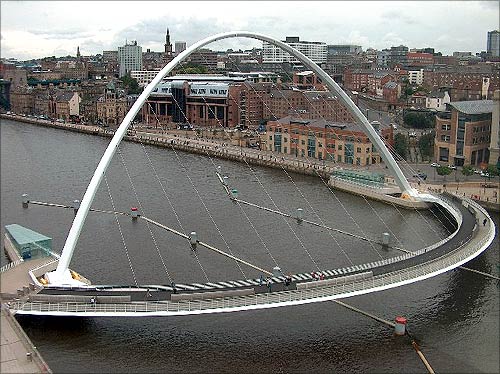 Gateshead Millennium Bridge.