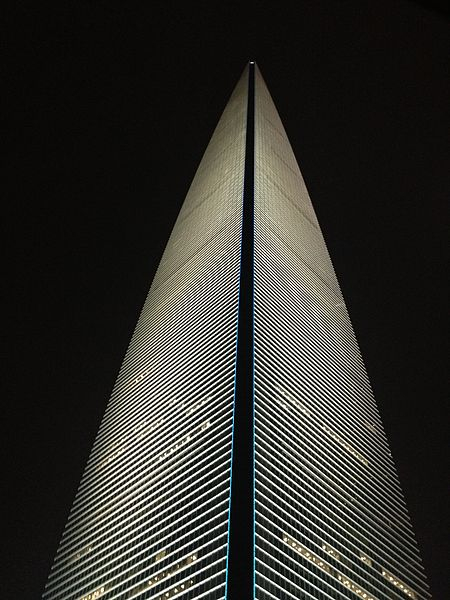 Shanghai World Financial Centre is at number eighth.