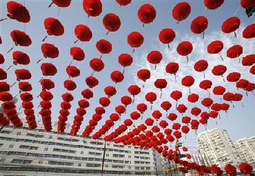 Spring Festival Temple Fair in Beijing.