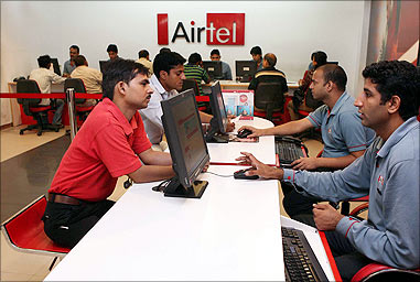 Bharti Airtel customer service centre.