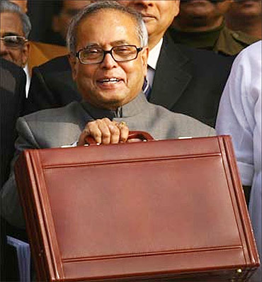 Pranab Mukherjee during his stint as Finance Minister.