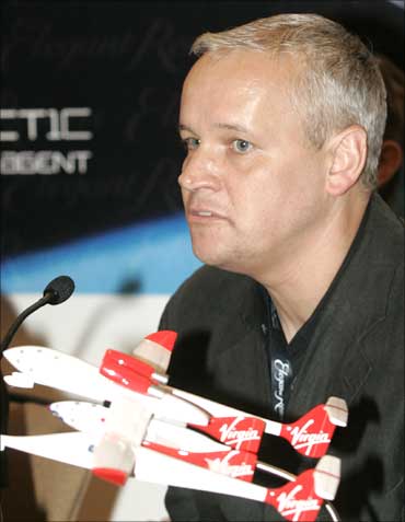 Stephen Attenborough speaks during a news conference in Moscow.