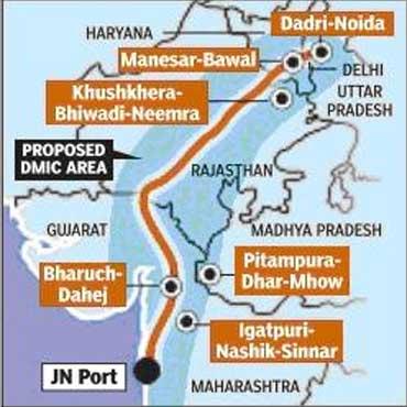 Delhi-Mumbai Industrial Corridor.