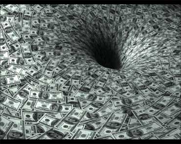 A vortex of money.