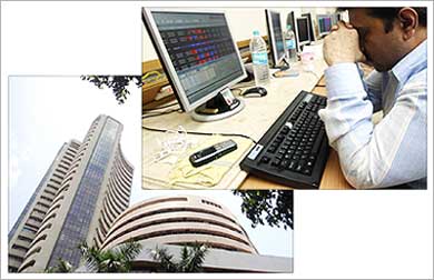 Sensex fall: Rs 500,000 crore lost in 5 days!