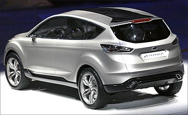 The Ford Vertrek concept is unveiled at the North American International Auto show in Detroit.