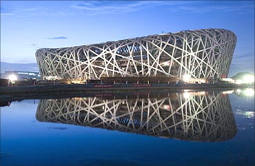 Beijing Olympics stadium.