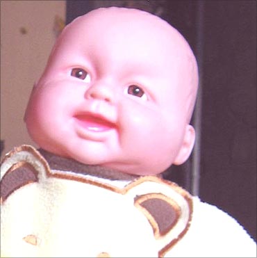 A doll made in China.