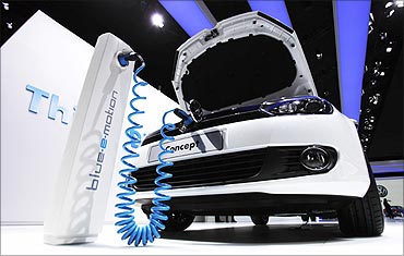 Blue-e-Motion concept car.