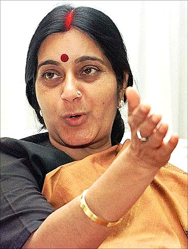 BJP leader Sushma Swaraj.
