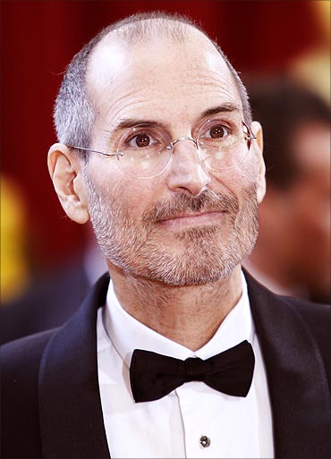 Steve Jobs at the 82nd Academy Awards in Hollywood, March 7, 2010.