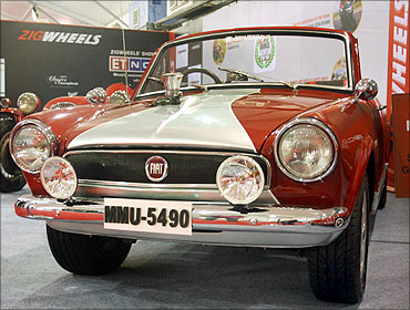 A vintage Fiat model.