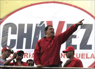 Venezuela's President Hugo Chavez.