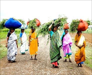 Rural women in India.