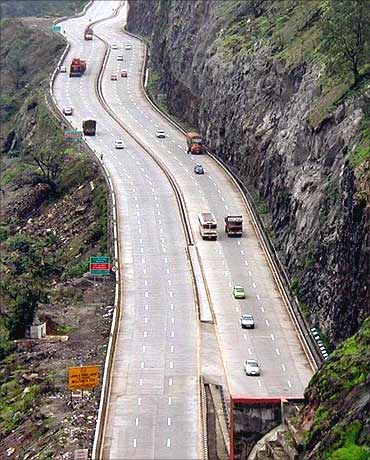 Mumbai-Pune Expressway.