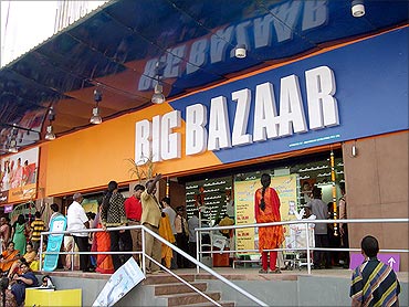 Big Bazaar outlet.