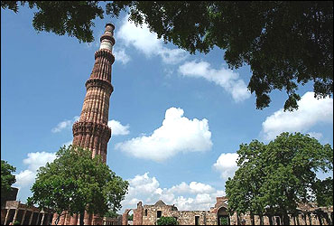 The Qutab Minar.