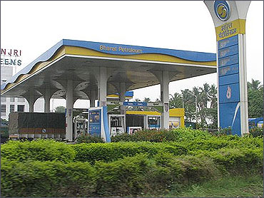 BP's fuel station near Pune.