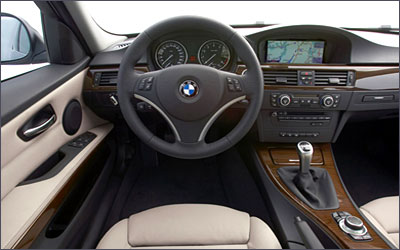 Dashboard of BMW X3.