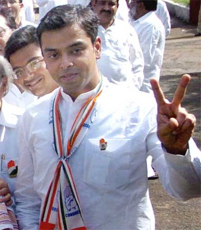 Milind Deora too ws inducted in the council of ministers.