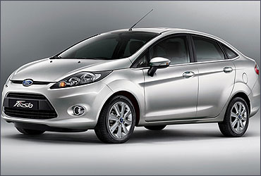 The new Ford Fiesta.