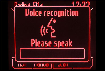 Voice recognition system of Ford Fiesta.
