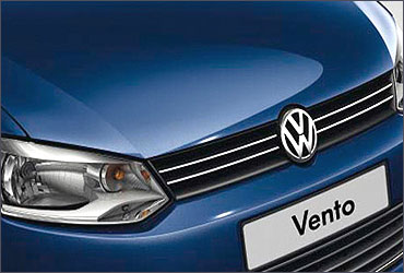 Front grille of Vento.