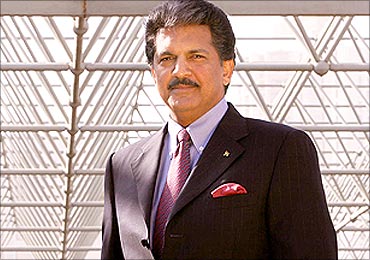 Anand Mahindra met all the large customers.