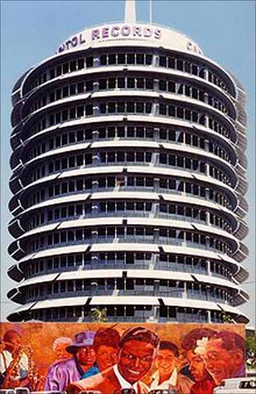 Capitol Records Building.