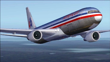 An American Airlines aircraft.