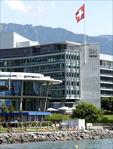 headquarters of food giant Nestle in Vevey.