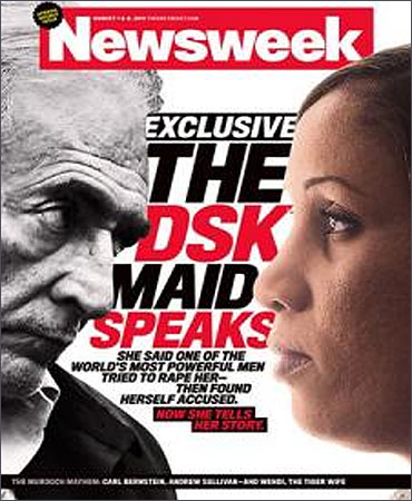 'Newsweek' cover to be released July 25, 2011 shows Dominique Strauss-Kahn and the alleged victim in the case, Nafissatou Diallo.