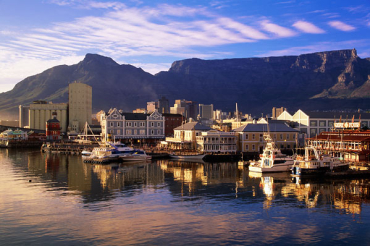 South Africa is viewed as having a weak and vulnerable reputation. A view of Cape Town