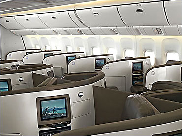 Air New Zealand's Business Premier class.