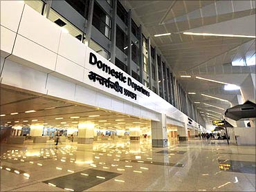 Delhi International Airport.