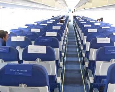 Interior view of IndiGo