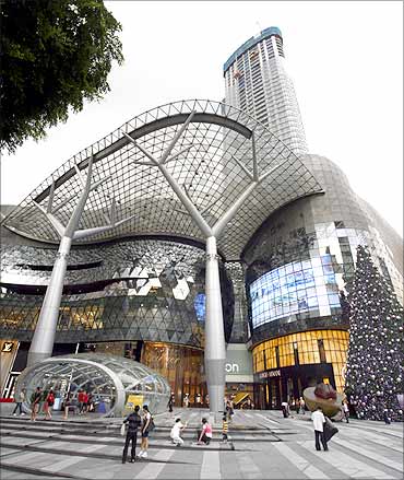 ION Orchard, a mall owned by CapitaMalls Asia.