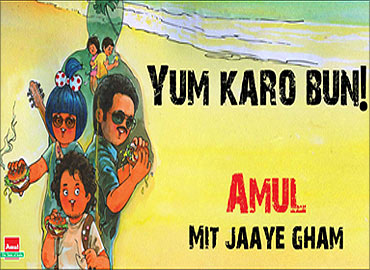 Amul's Bollywood ad.
