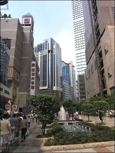 Towncentre of Chongqing, China.