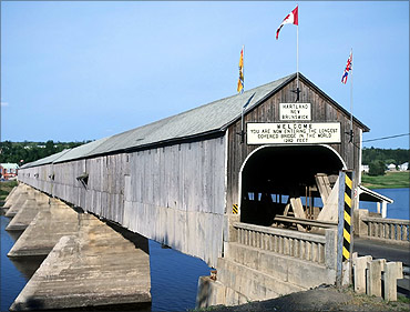 New Brunswick Hartland Bridge.