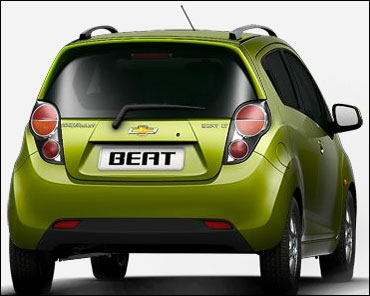 Rear view of Beat.