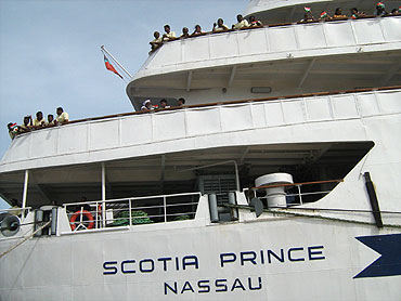 Scotia Prince all set to depart.